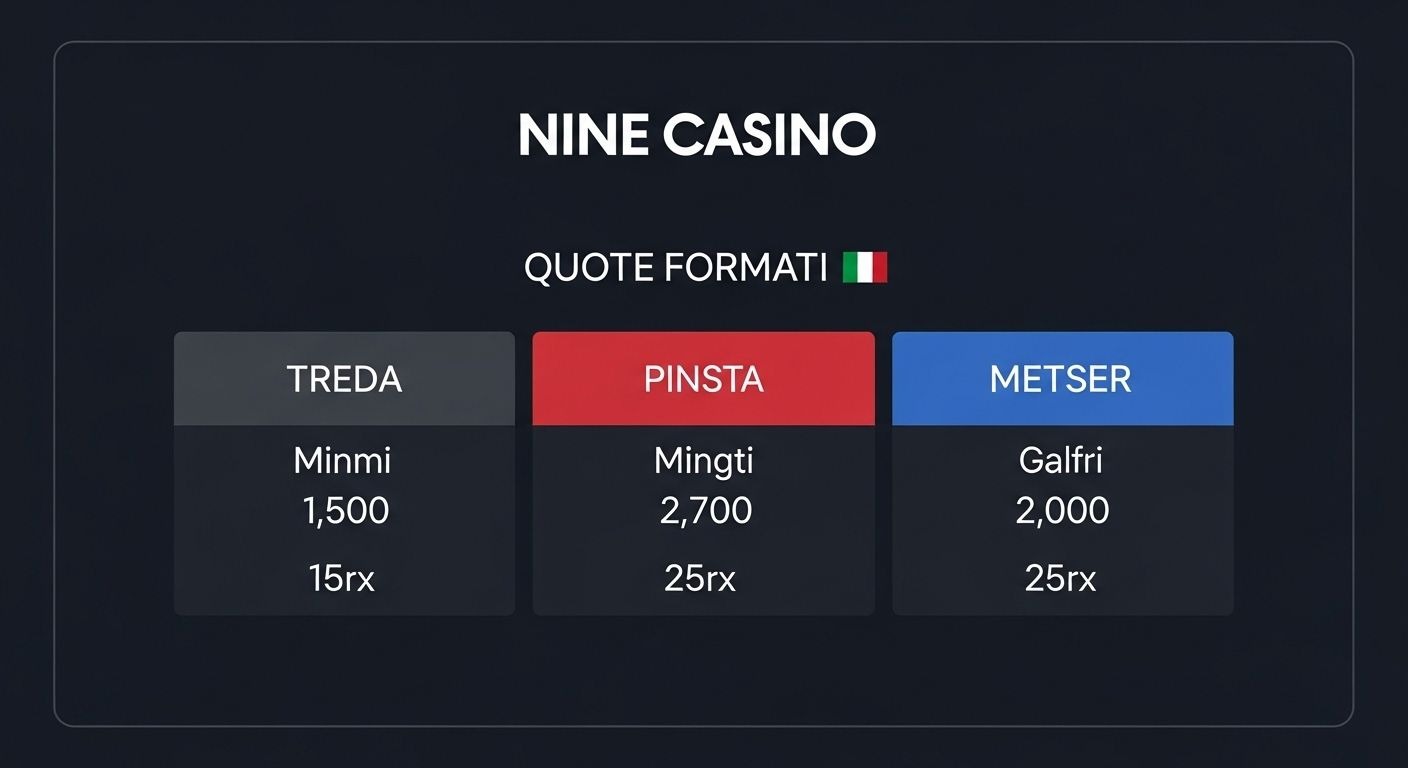 Formati delle quote bet slip